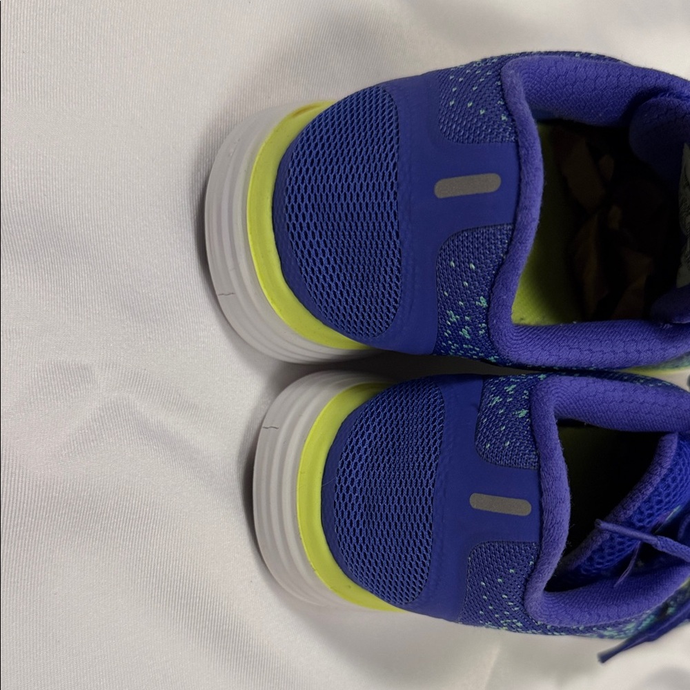 Nike Vibrant Blue and Lime Sneakers natural ride running for MM offset - Picture 4 of 7